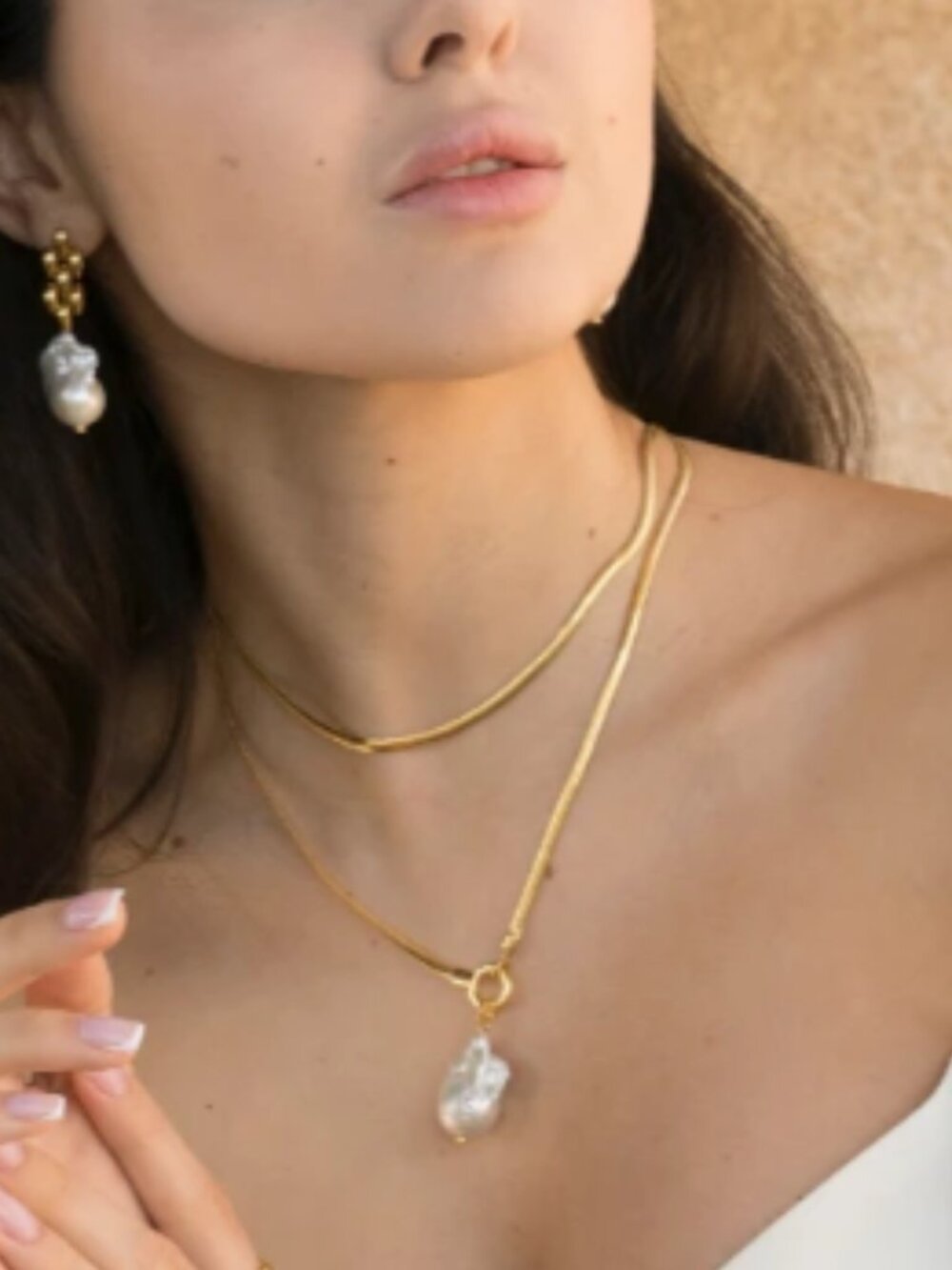 Monica Vinader Snake Chain Necklace 18in 18k Gold Vermeil Essential Capsule - Picture 2 of 13
